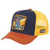 GORRA HARRY POTTER NARANJA/AZUL