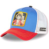 GORRA MONKEY D. LUFFY AZUL/BCA/ROJA