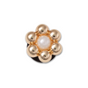 JIBBITZ GOLD AND PEARL