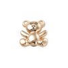 JIBBITZ GOLD TEDDY BEAR