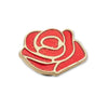 JIBBITZ RUBY GOLD ROSE