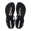 SANDALIA BLACK/SILVER
