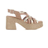 SANDALIA TAUPE/ORO