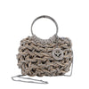 BOLSO BOMBONERA PLATA