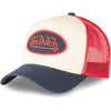 GORRA BEIGE/ROJA/AZUL
